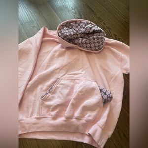 GUCCI light pink hoodie